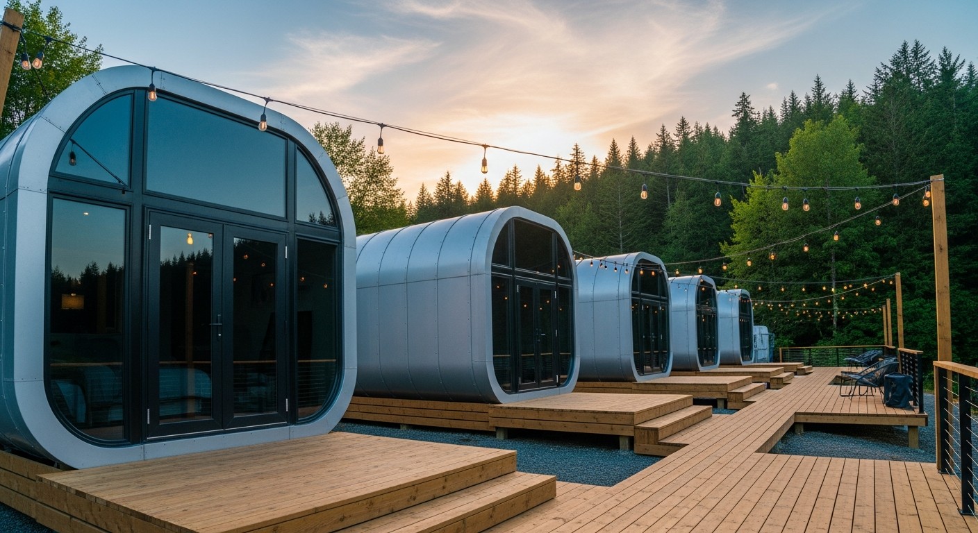 Space Capsule glamping resort